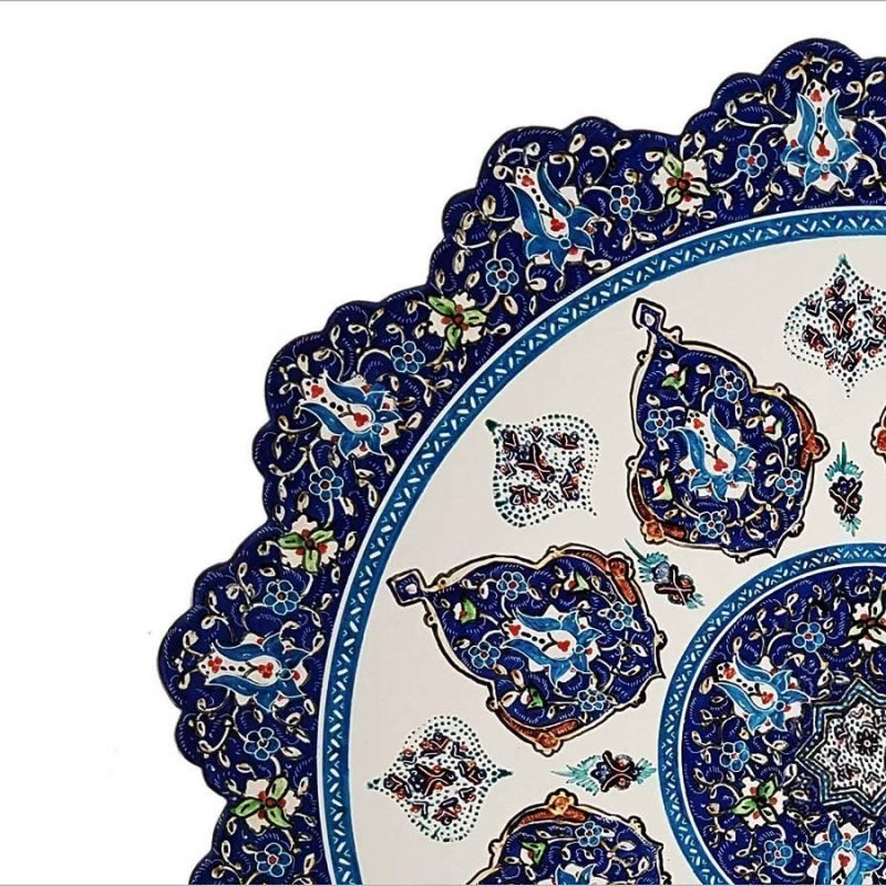 Alternative view of Persian Enamel Collection - Vase & Decorative Plate