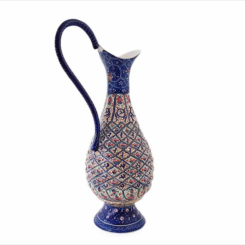 Alternative view of Persian Enamel Pitcher - 17 cm - Fish Scales