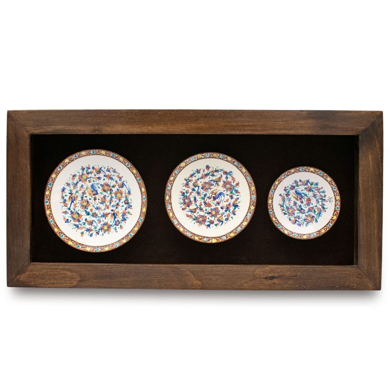 Persian Enamel Decorative Plate