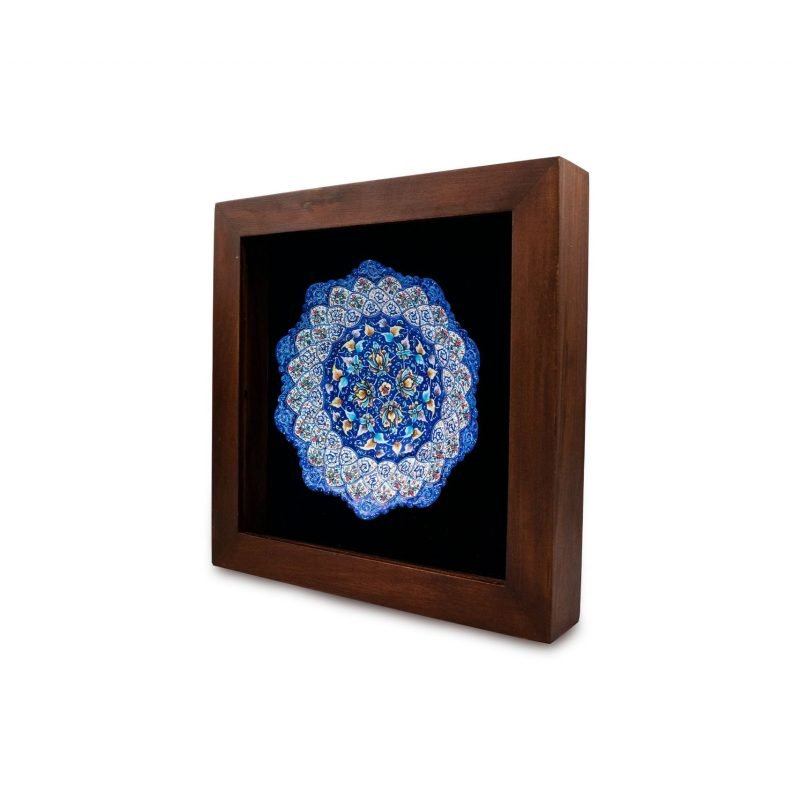 Persian Enamel Decorative Plate