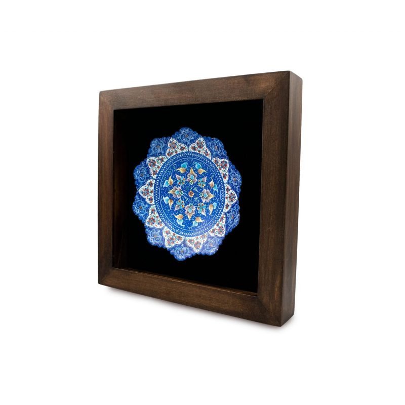 Persian Enamel Decorative Plate