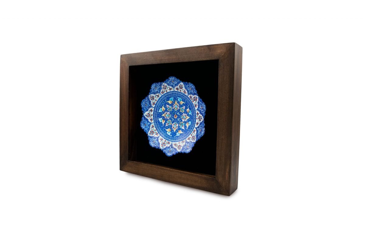 Persian Enamel Decorative Plate