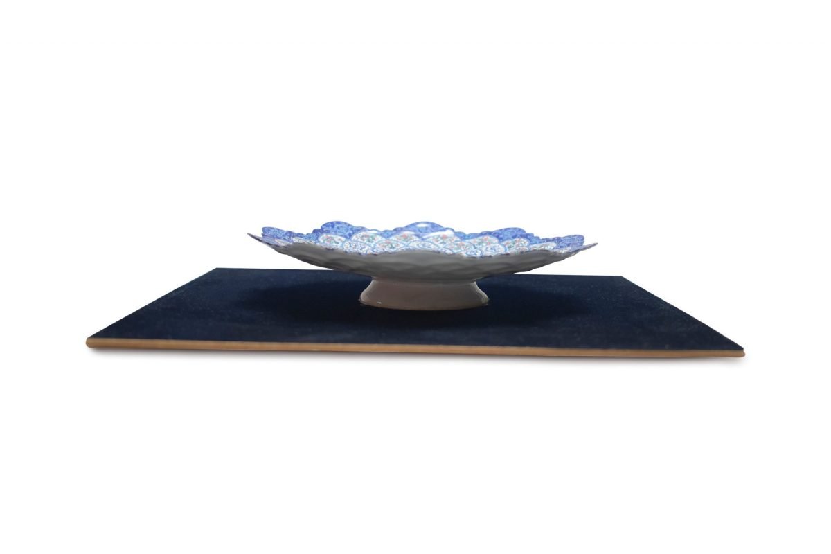 Persian Enamel Decorative Plate