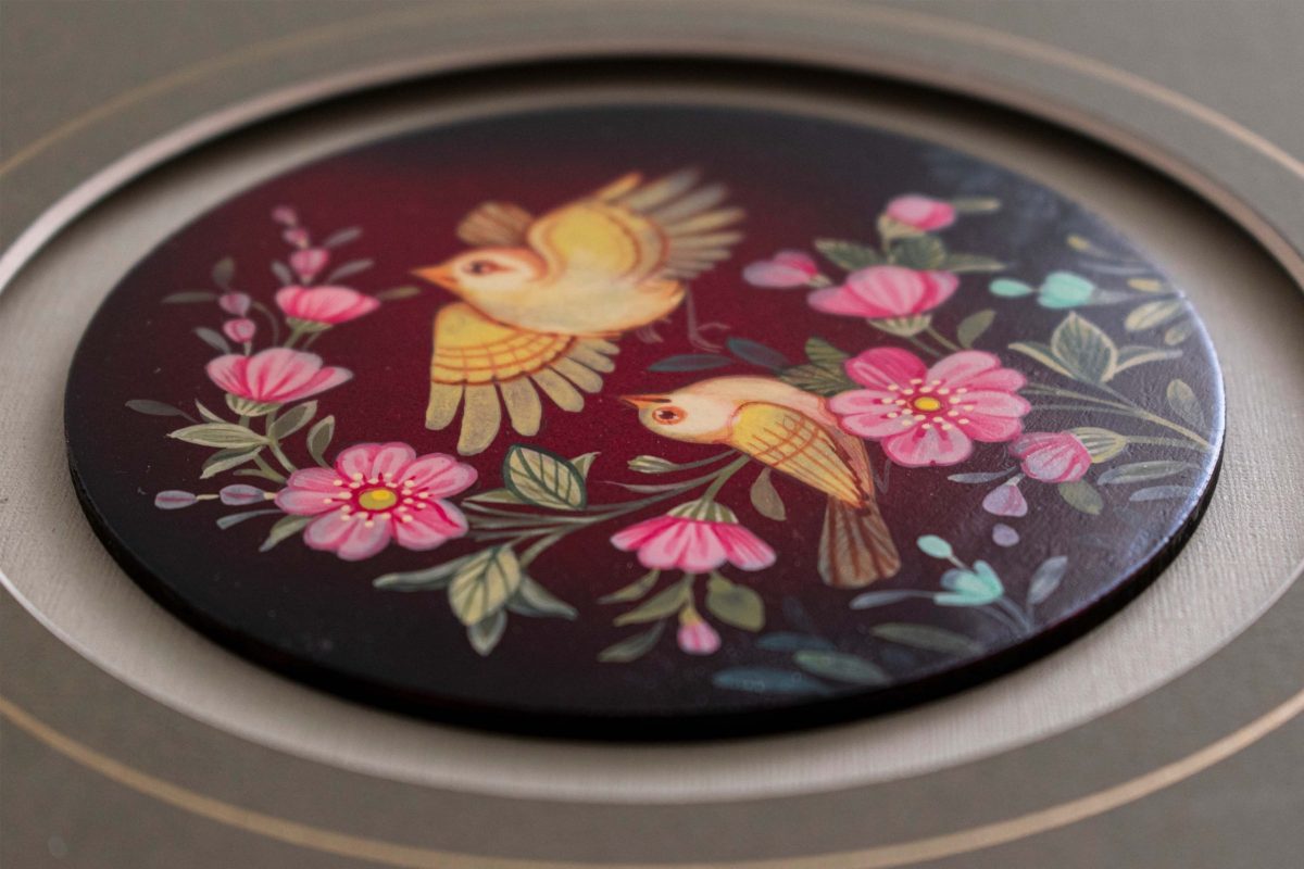 Persian Miniature Painting - Nightingales