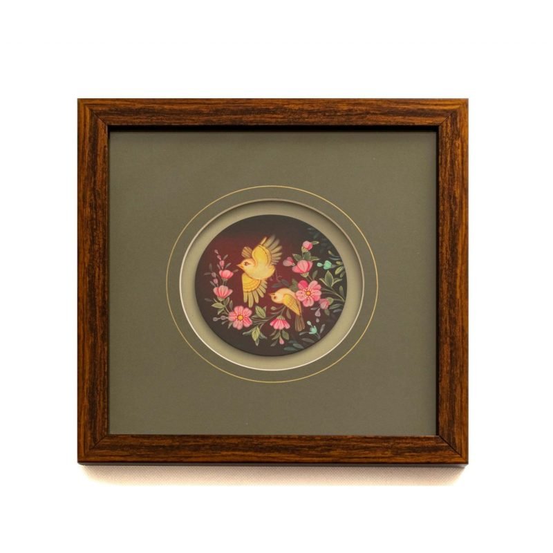 Persian Miniature Painting - Nightingales