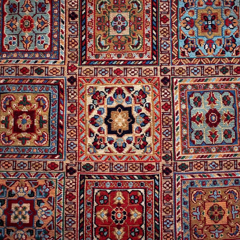 Persian Rug Geometric Pattern