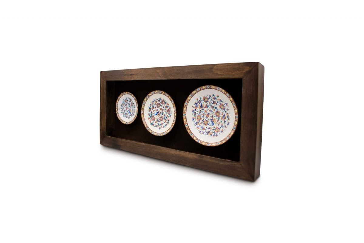Persian Enamel Decorative Plate