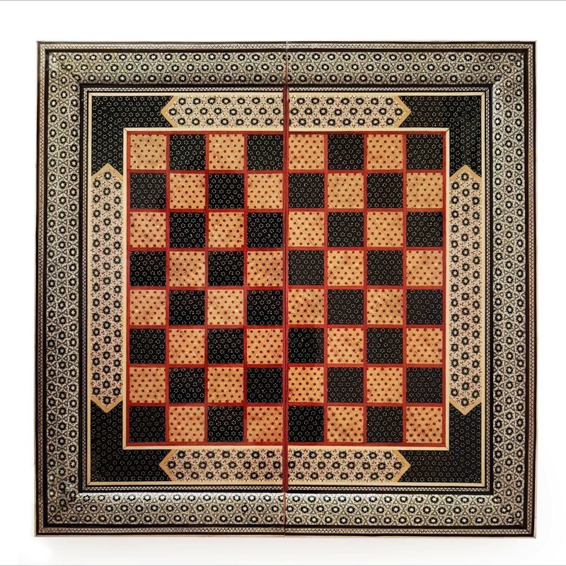 Persian Marquetry Backgammon / Chess Board - Diamond