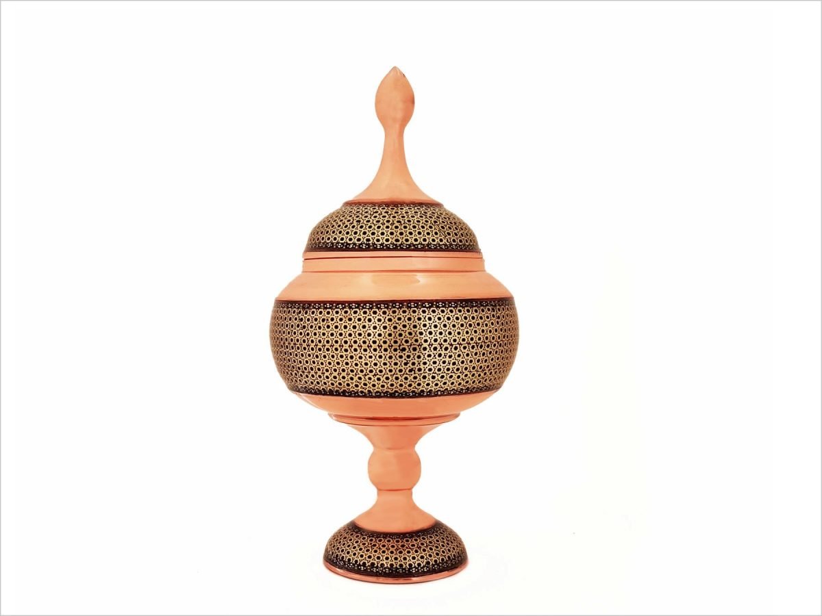 Persian Marquetry Candy Jar - Medium