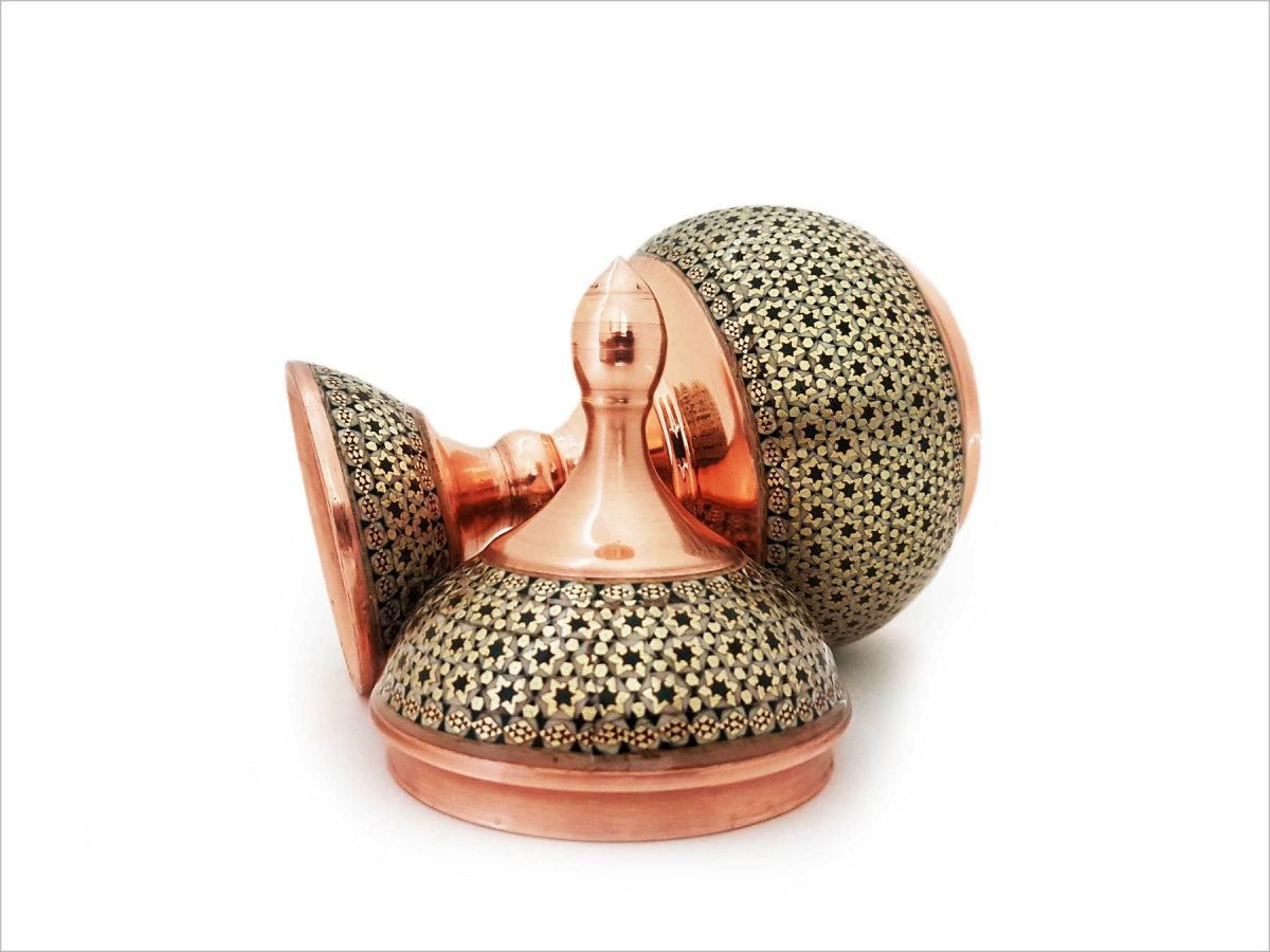 Persian Marquetry Candy Jar - Small - Image 4