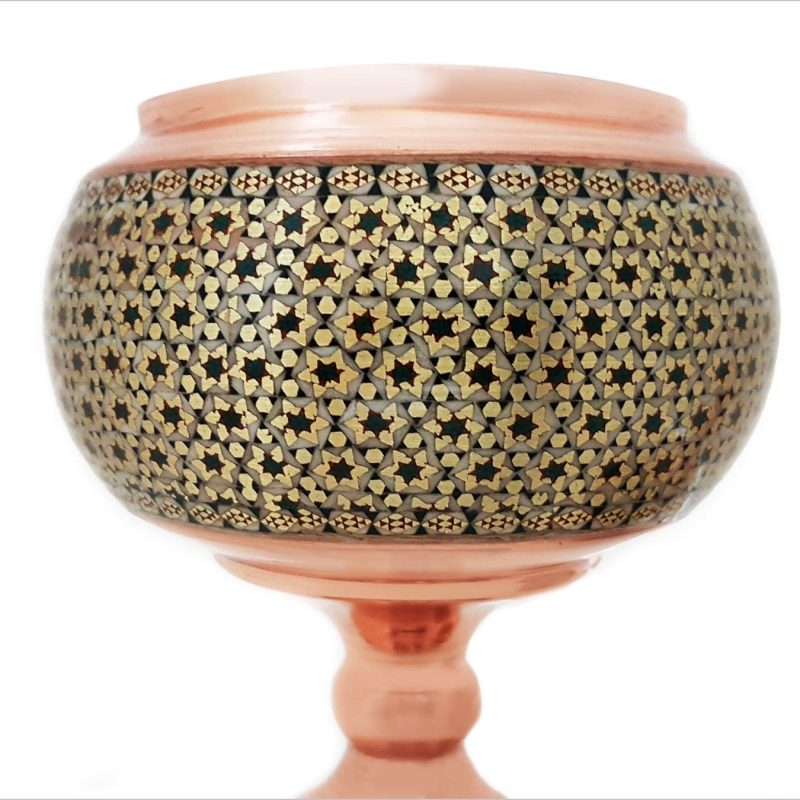 Alternative view of Persian Marquetry Candy Jar - Small