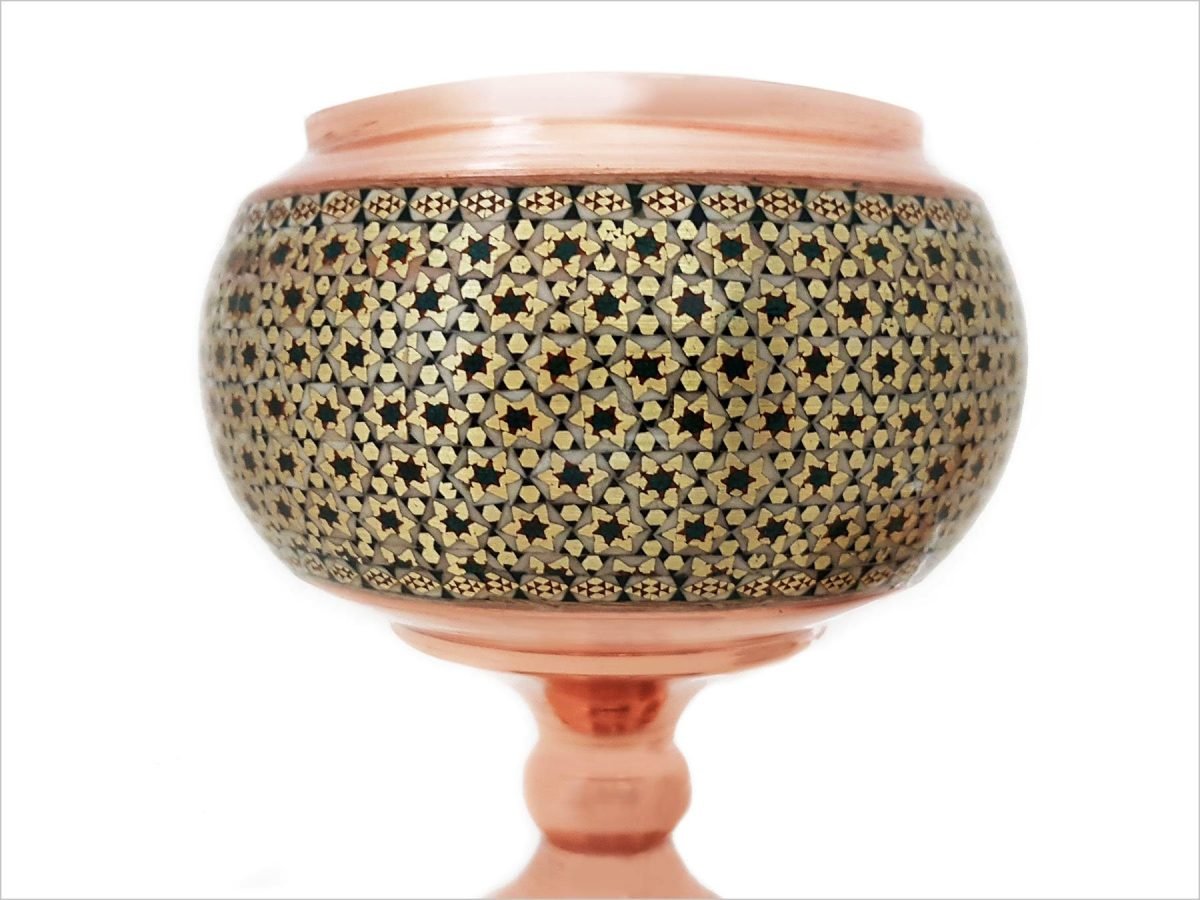 Persian Marquetry Candy Jar - Small - Image 2