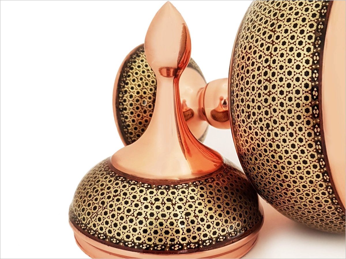 Persian Marquetry Candy Jar - Medium - Image 4