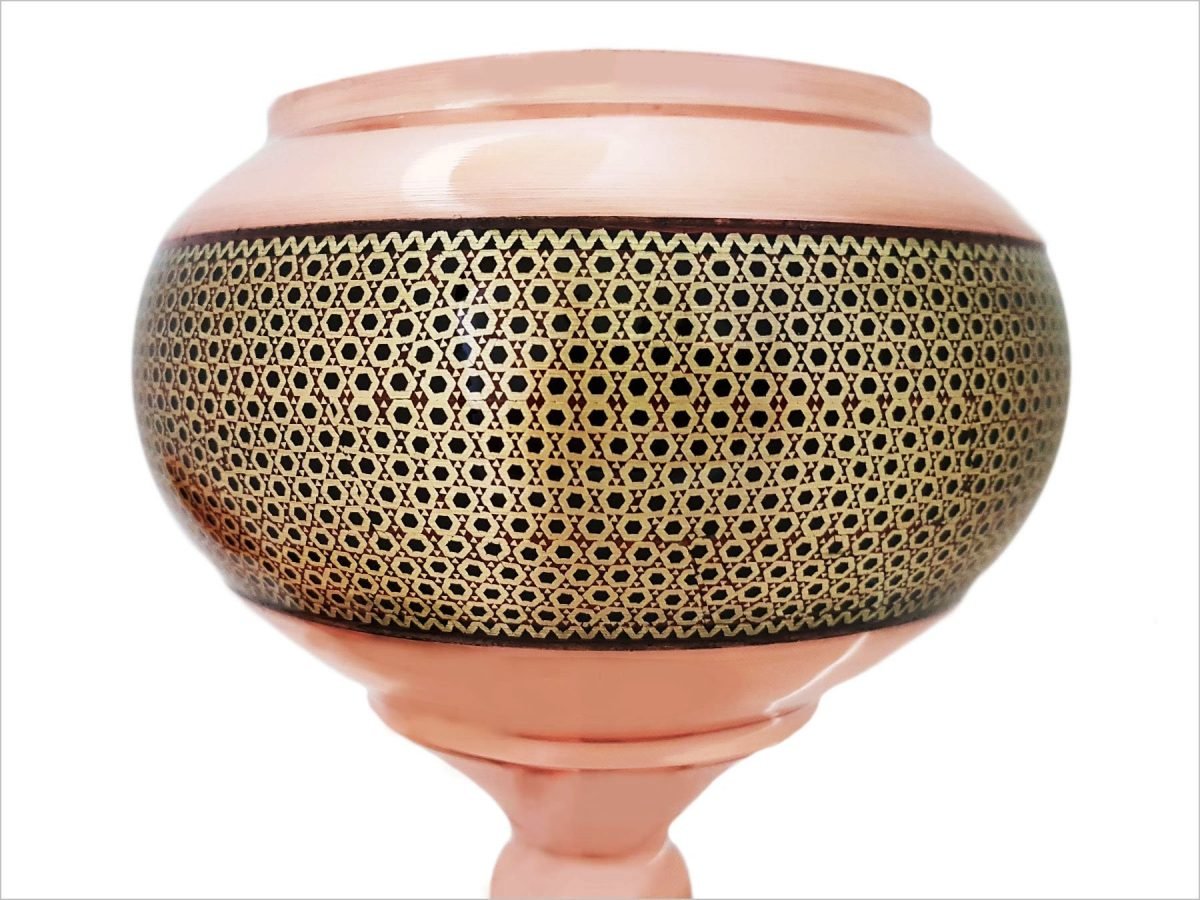 Persian Marquetry Candy Jar - Large - Image 2