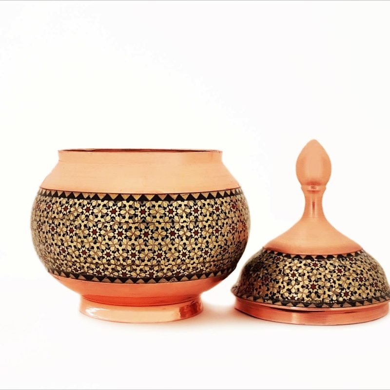 Alternative view of Persian Marquetry Candy Jar - X Small