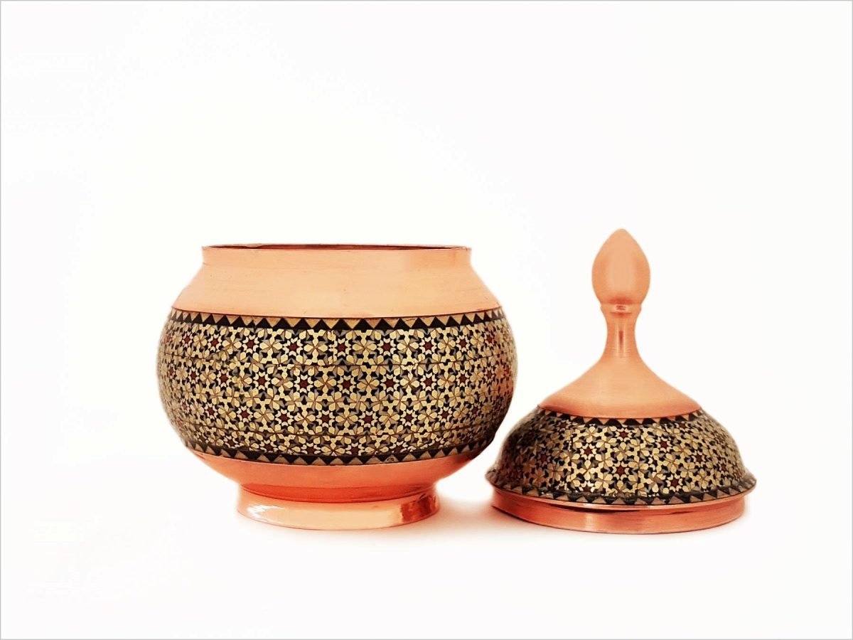 Persian Marquetry Candy Jar - X Small - Image 2