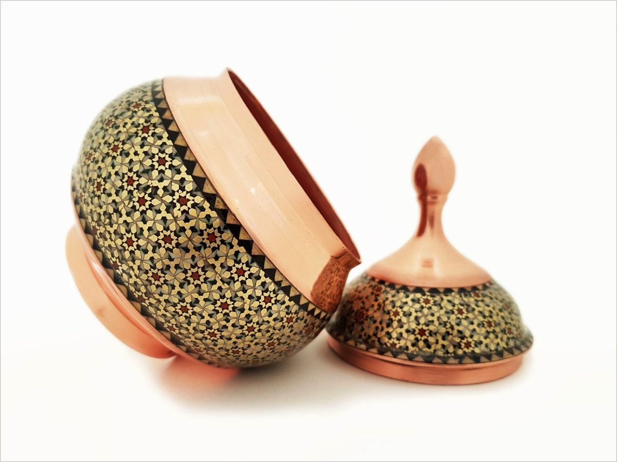 Persian Marquetry Candy Jar - X Small - Image 3