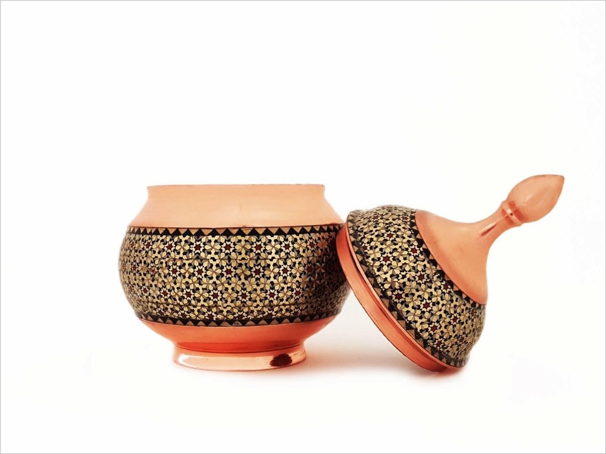 Persian Marquetry Candy Jar - X Small - Image 4