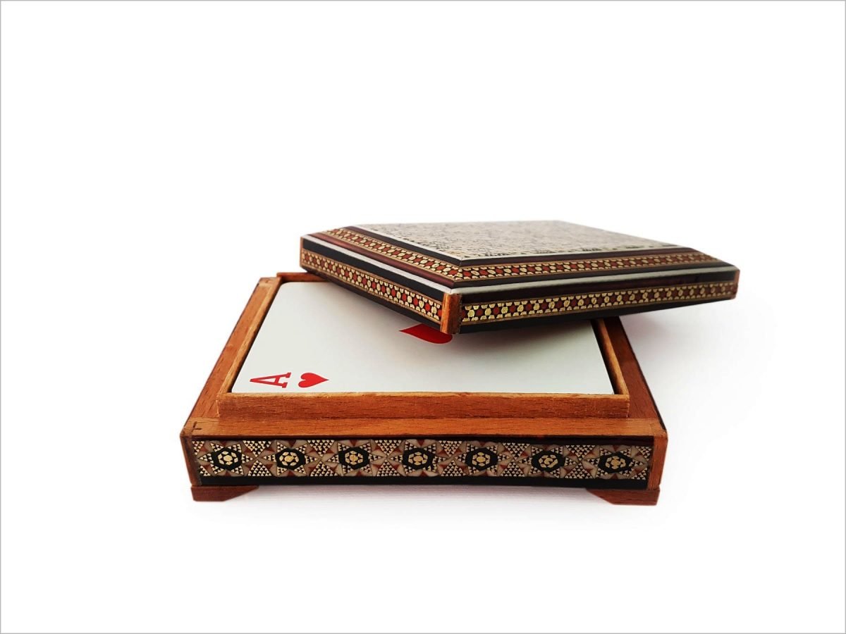 Persian Marquetry ( Khatam ) Deck Of Cards Box - Image 5