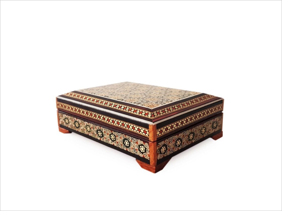 Persian Marquetry ( Khatam ) Deck Of Cards Box - Image 3