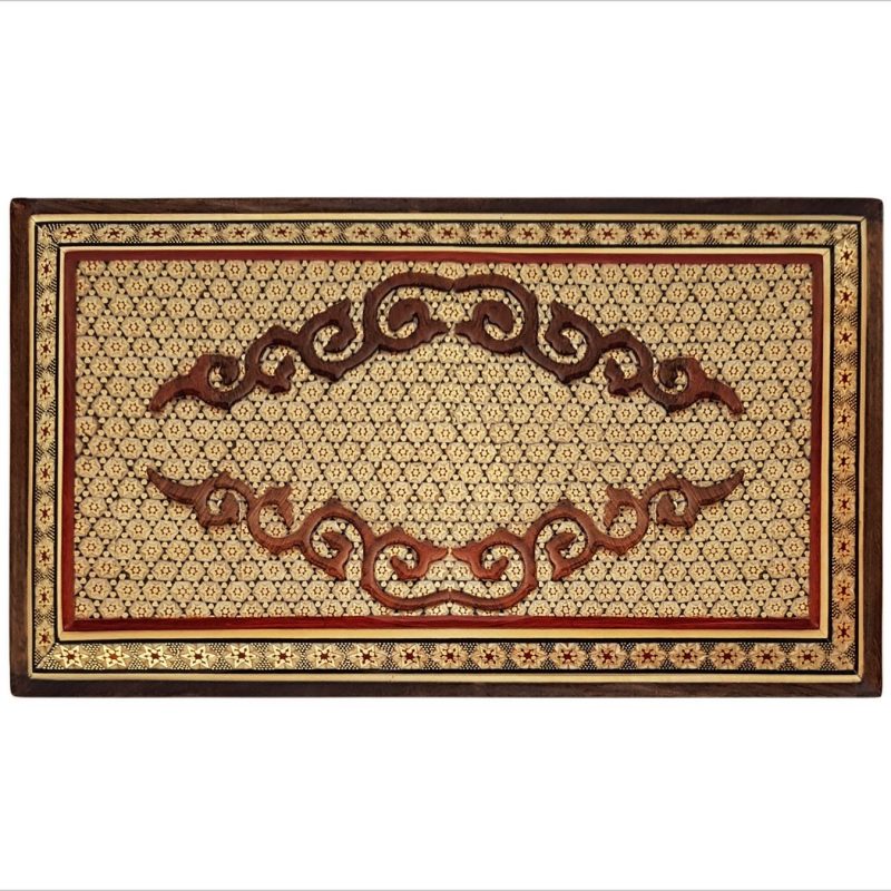 Exquisite Persian Marquetry ( Khatam ) Jewellery Box - Forty Pillars