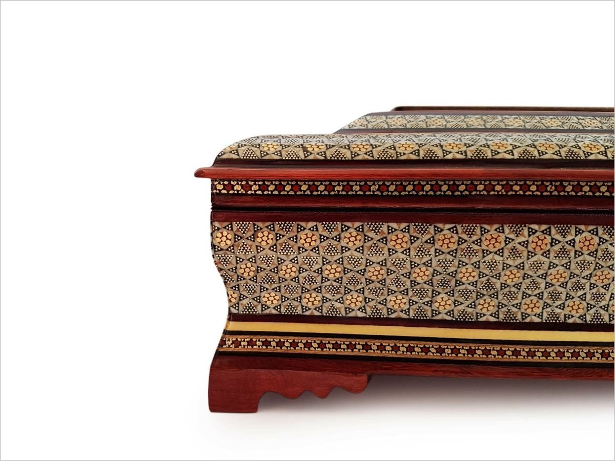 Exquisite Persian Marqetry ( Khatam ) - Holy Koran Box - Image 3