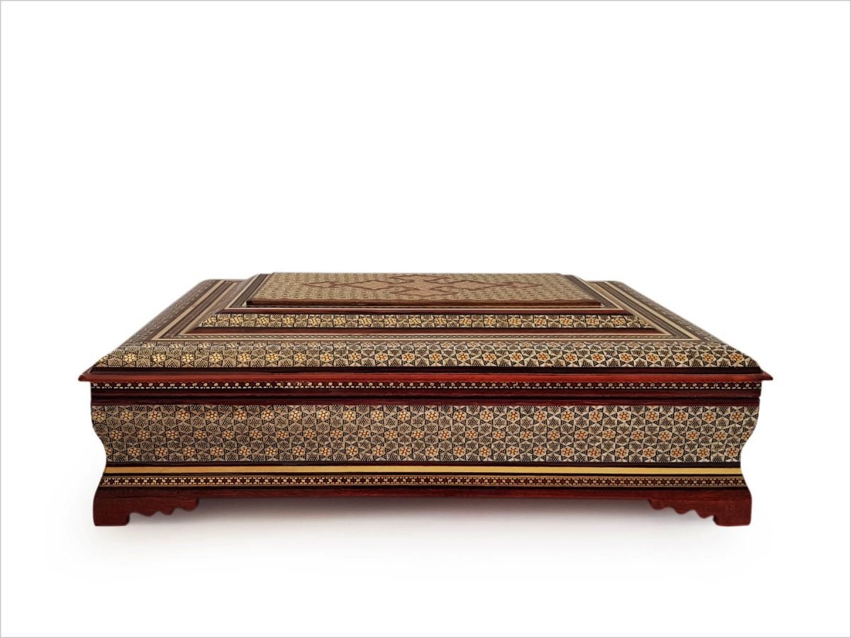 Exquisite Persian Marqetry ( Khatam ) - Holy Koran Box - Image 2