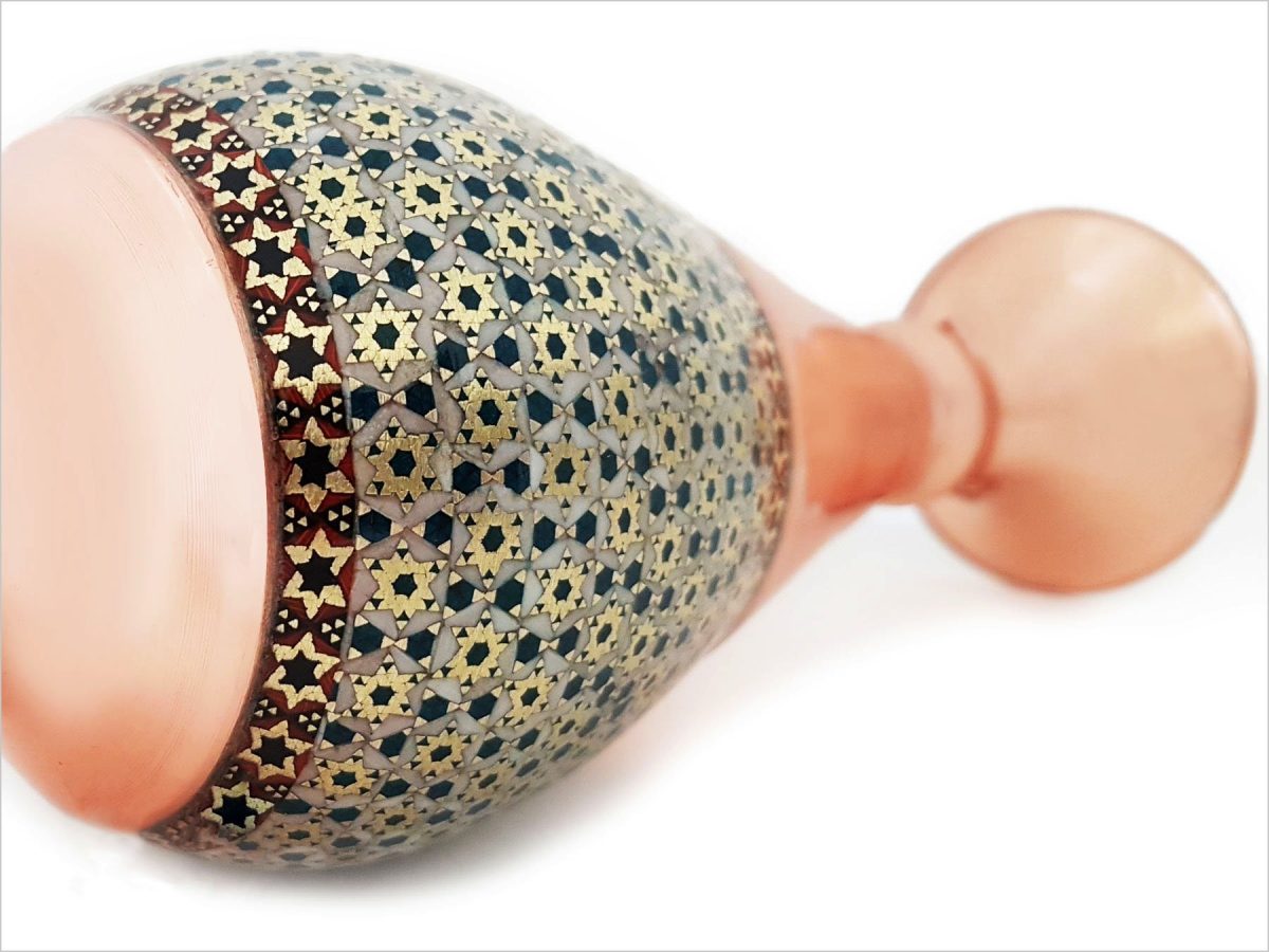 Persian Marquetry Decorative Vase - Image 5