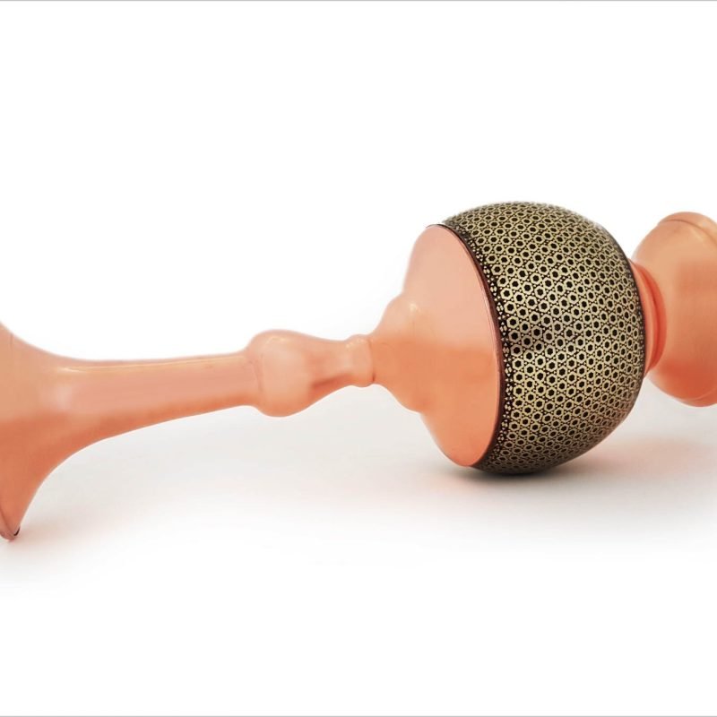 Alternative view of Persian Marquetry Decorative Vase - Cherry