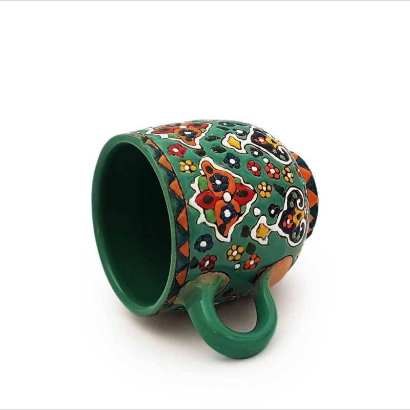 Alternative view of Persian Enamel Pottery Glass
