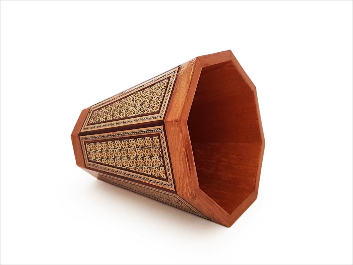 Persian Khatam Office Bin & Napkin Box Set - Image 3