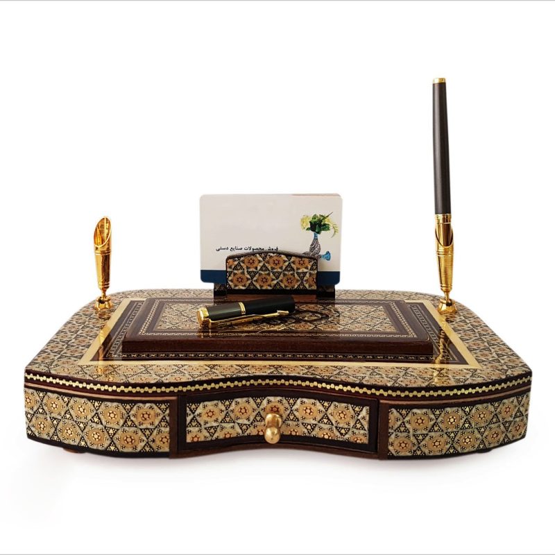 Alternative view of Persian Khatam Desk Organiser Set - 4 Pieces