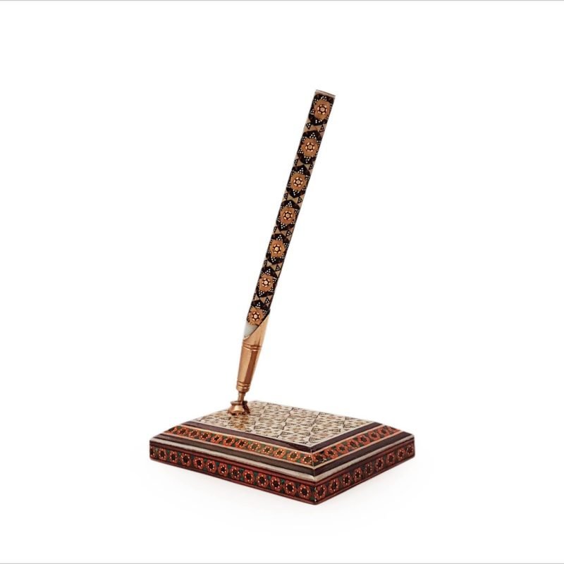 Alternative view of Persian Khatam Pen Stand