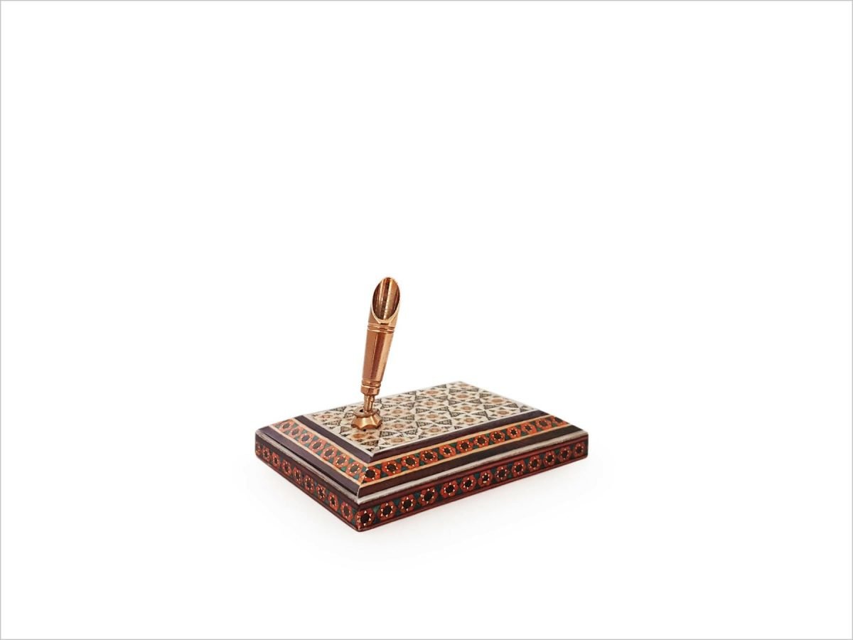 Persian Khatam Pen Stand - Image 4
