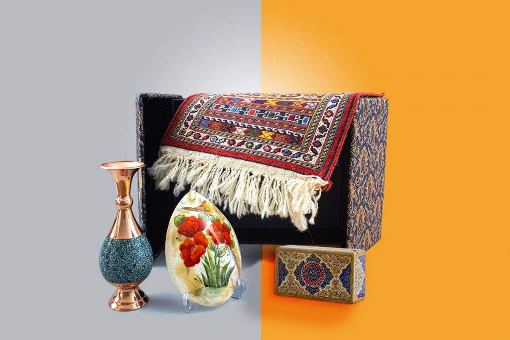 Gift Box Jewellery Box, Vase, Seashell, Miniature Kilim Craftestan