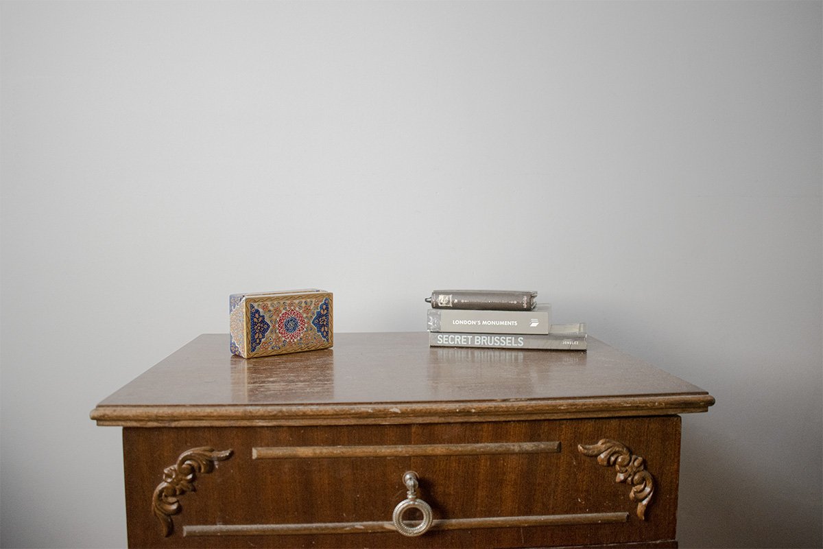 The Marble Jewellery Box. The Jewellery Box Is Gilded And The Pattern Features The Iconic Arabesques Motifs.