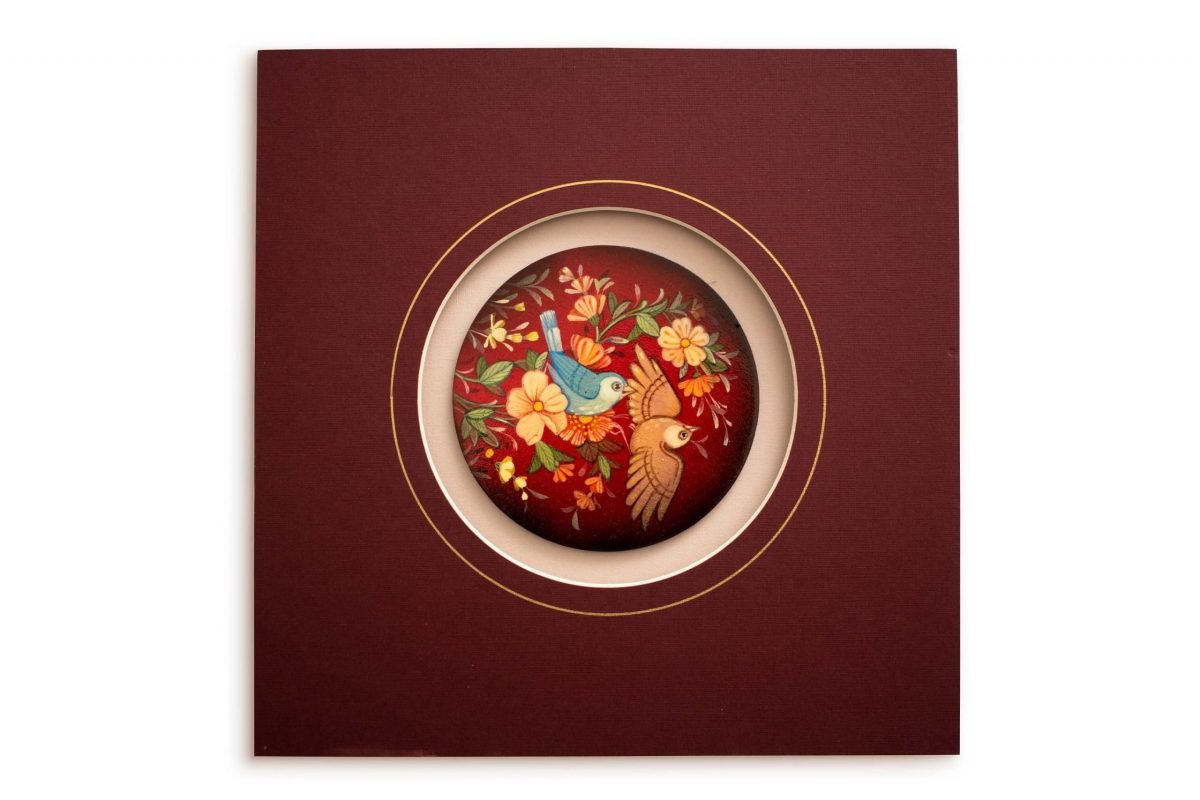 Persian Miniature Painting - Nightingales