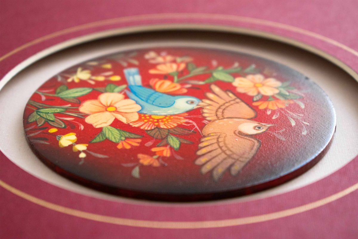 Persian Miniature Painting - Nightingales