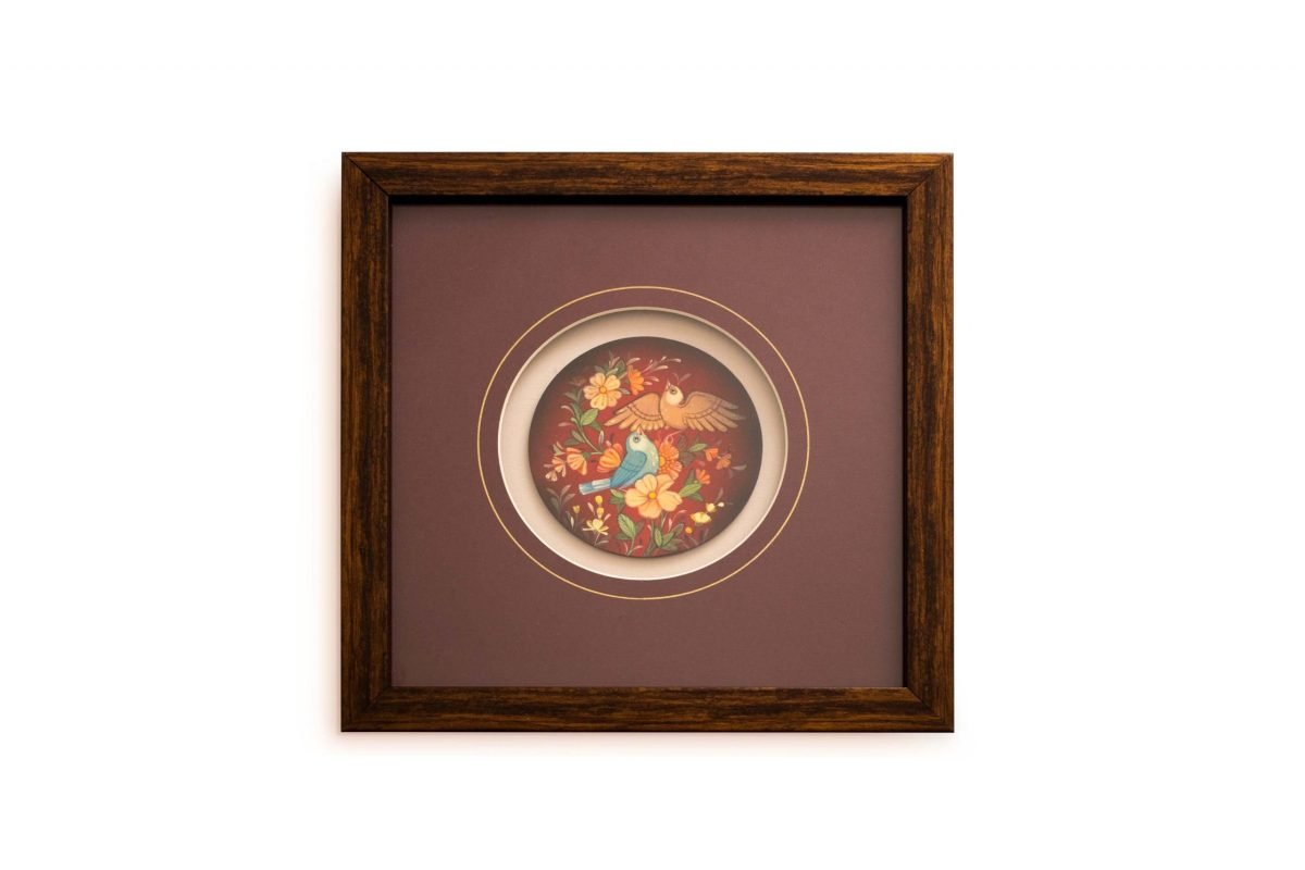 Persian Miniature Painting - Nightingales