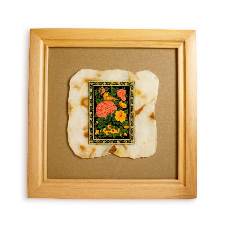 Persian Miniature Painting - Nightingale In Garden