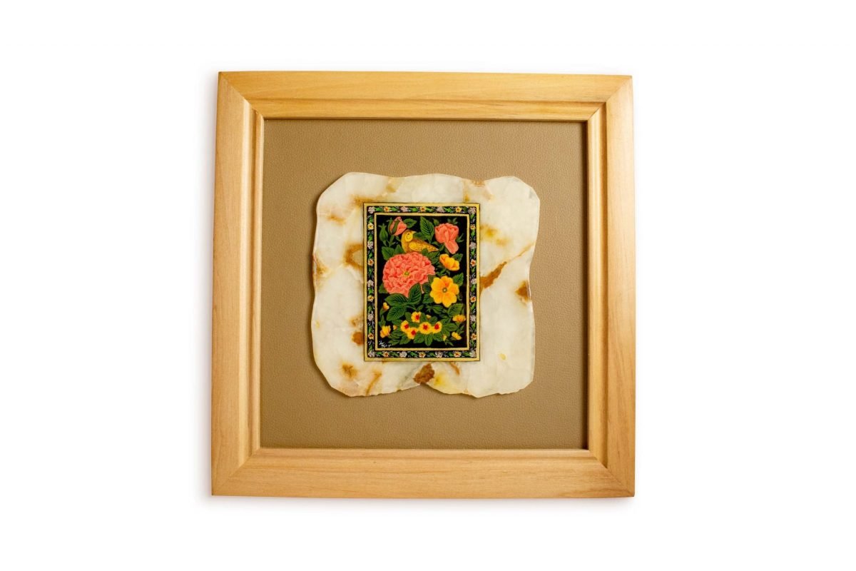 Persian Miniature Painting - Nightingale In Garden