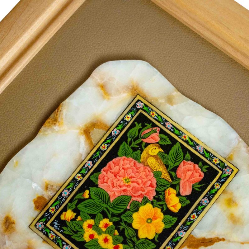 Persian Miniature Painting - Nightingale In Garden