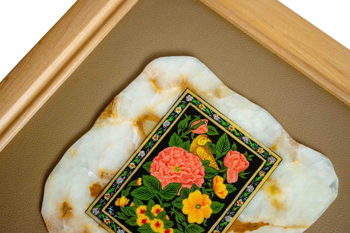 Persian Miniature Painting - Nightingale In Garden