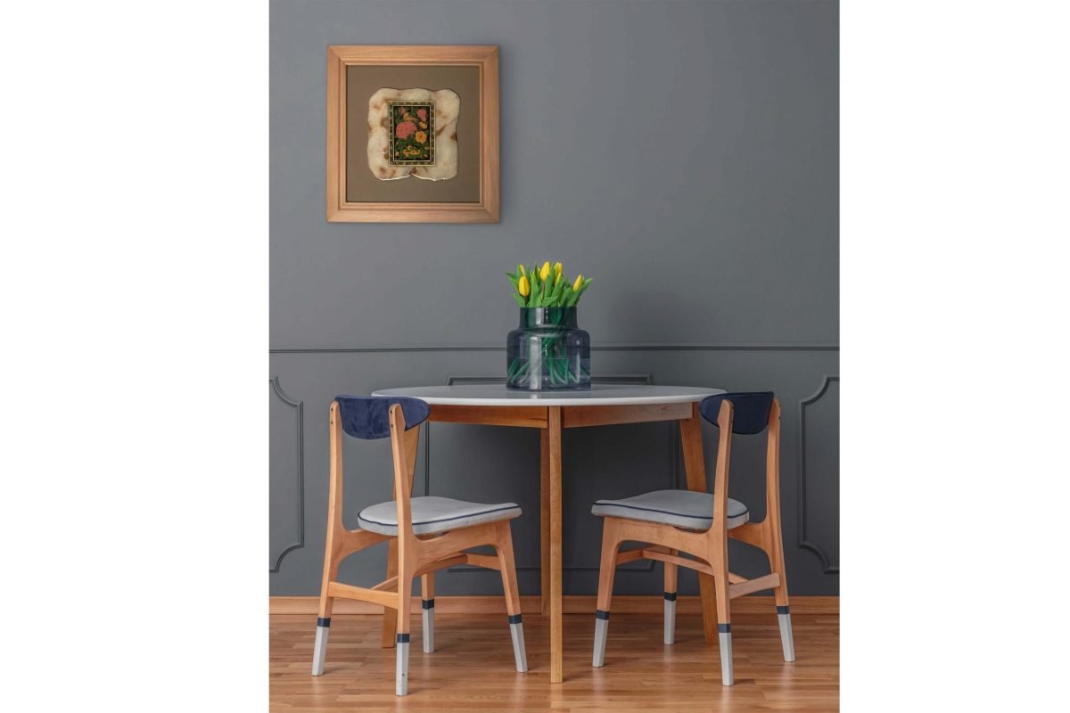 Persian Miniature Painting - Nightingale In Garden