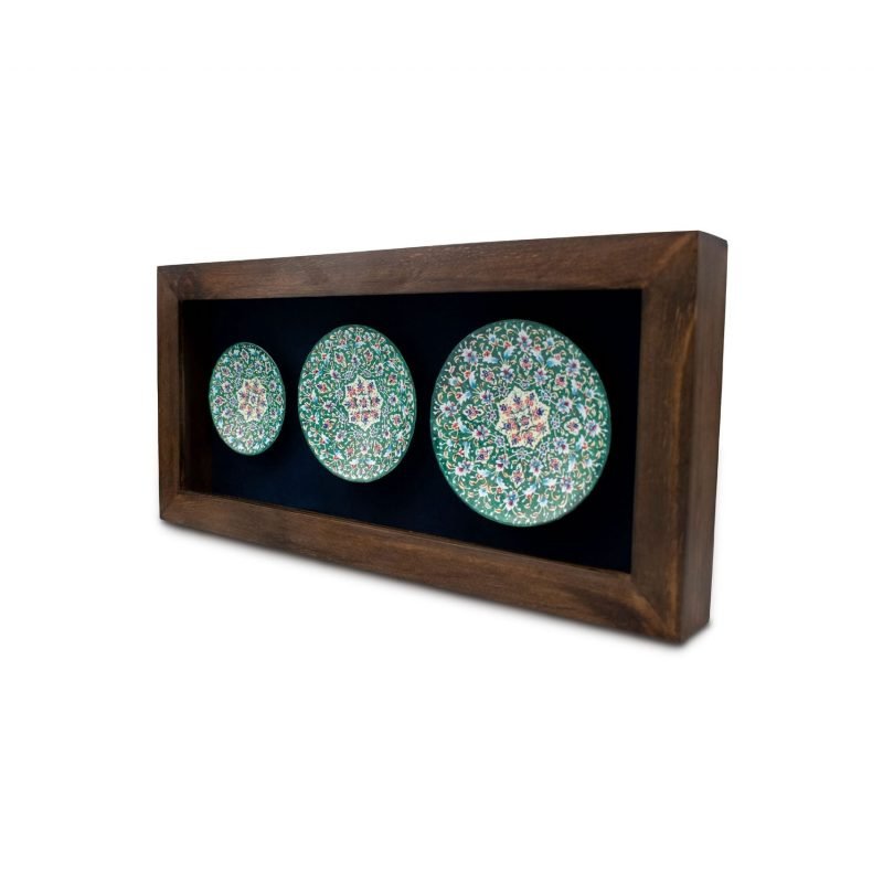 Persian Enamel Watercolour Painting Wall Art