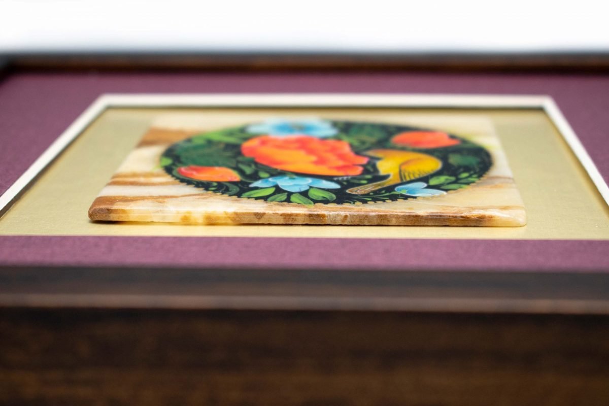 Persian Miniature Painting - Nightingale In Garden