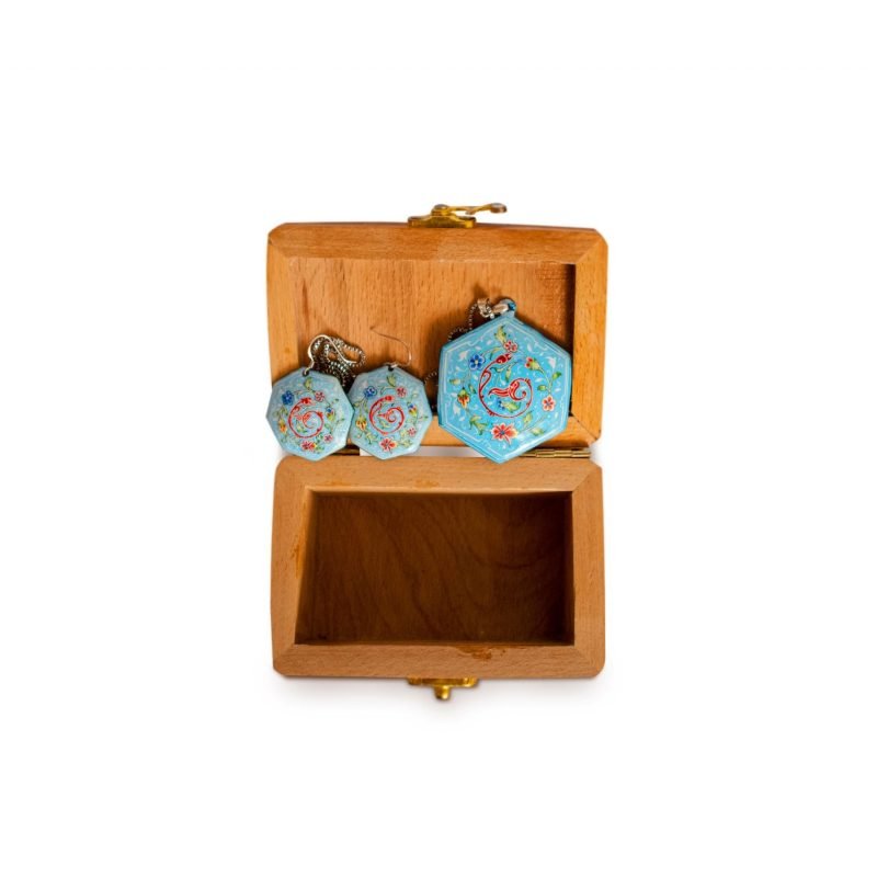 Wooden Jewellery Box Watercolour Painting