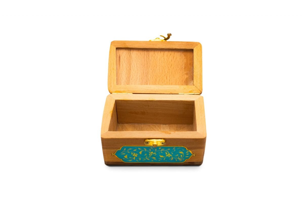 Wooden Jewellery Box Watercolour Painting