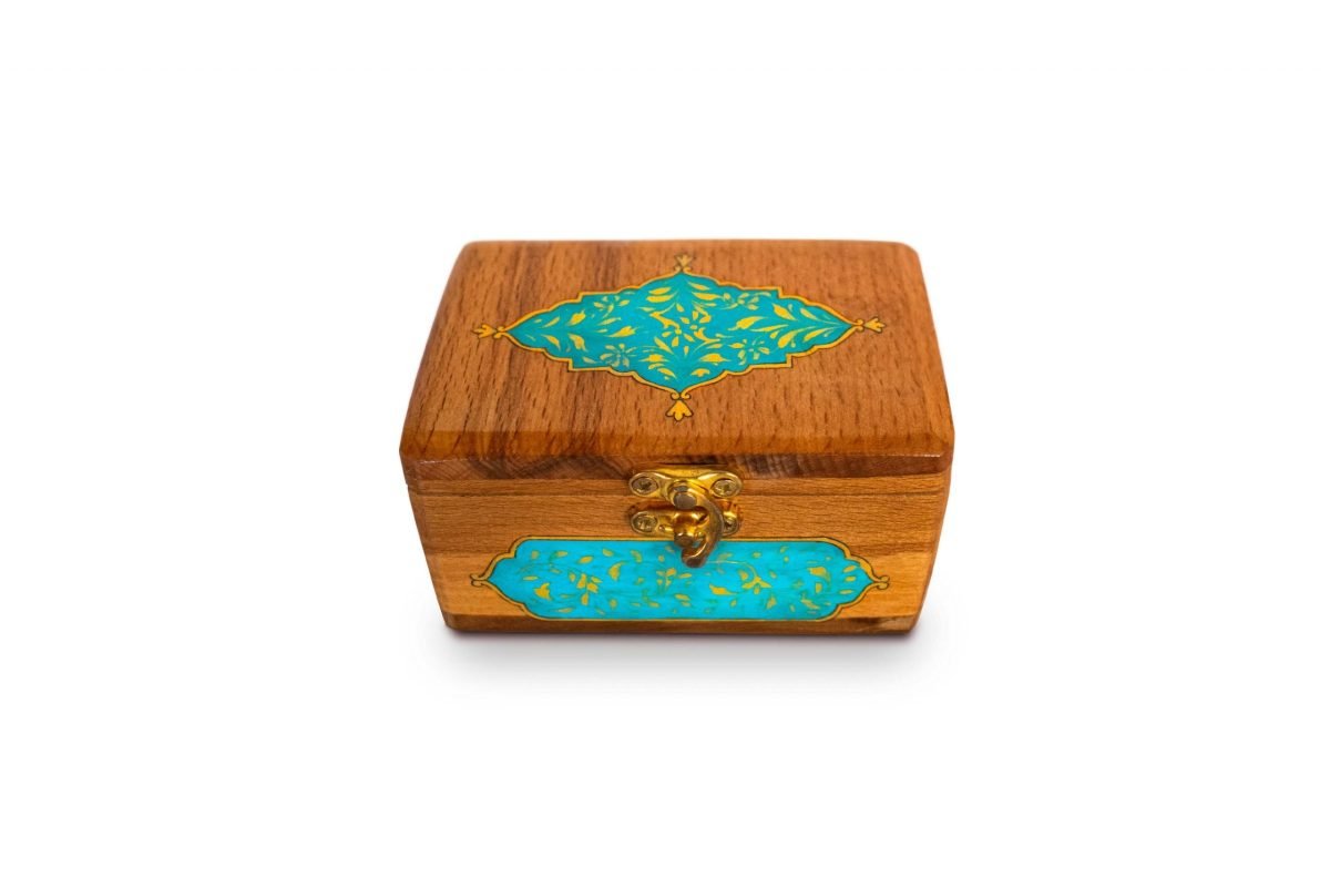 Wooden Jewellery Box Watercolour Painting
