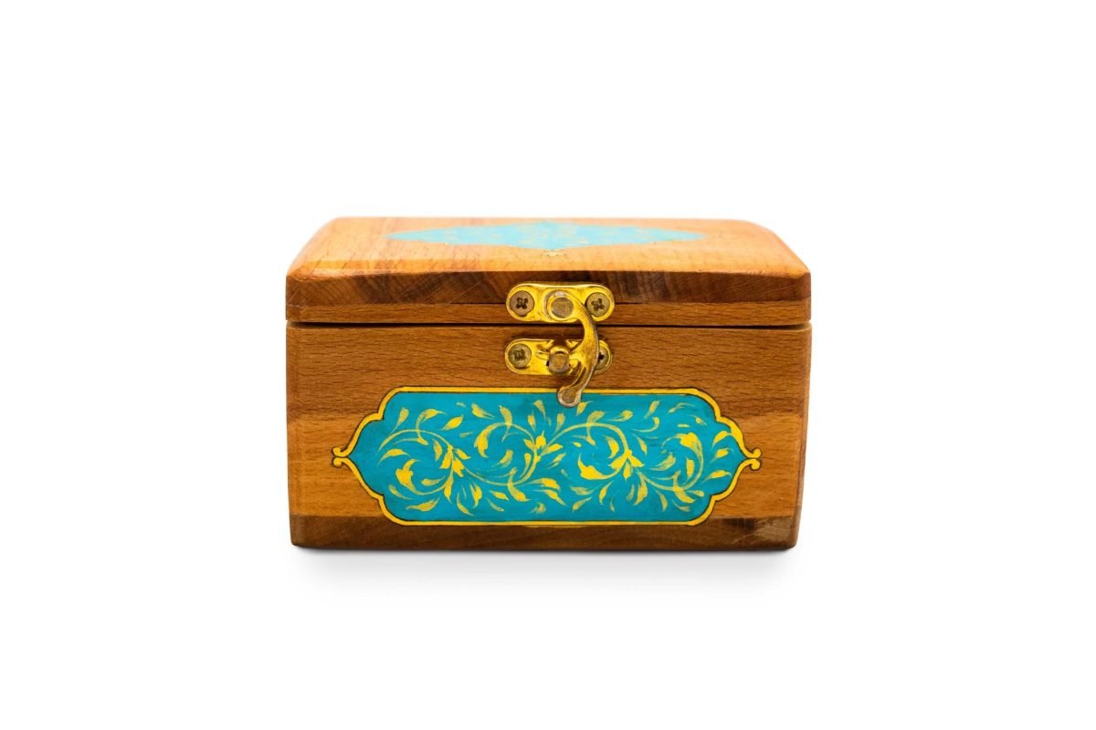 Wooden Jewellery Box Watercolour Painting